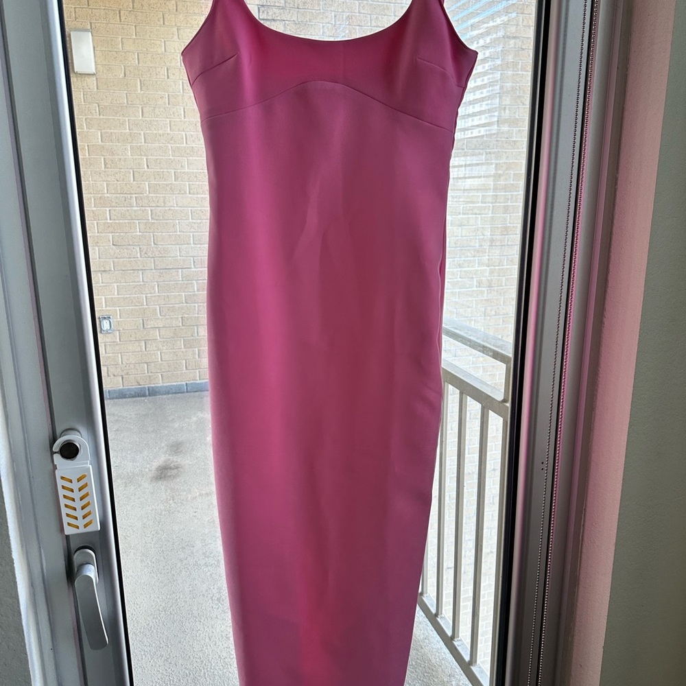 Elegant Pink Sleeveless Dress Zara NTW size medium runs small